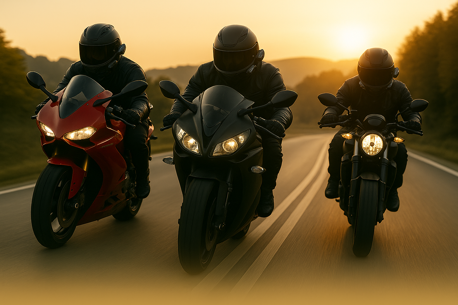 Motociclisti collegati tramite interfono Zazzamilo, sicurezza e comunicazione perfetta su ogni strada